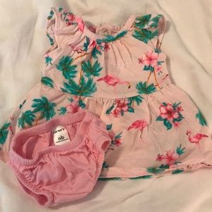 Carter’s Flamingo Dress Set